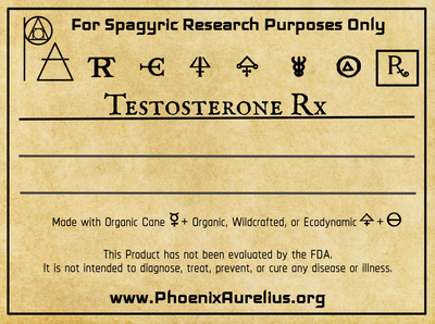 Testosterone Rx Spagyric Formulation