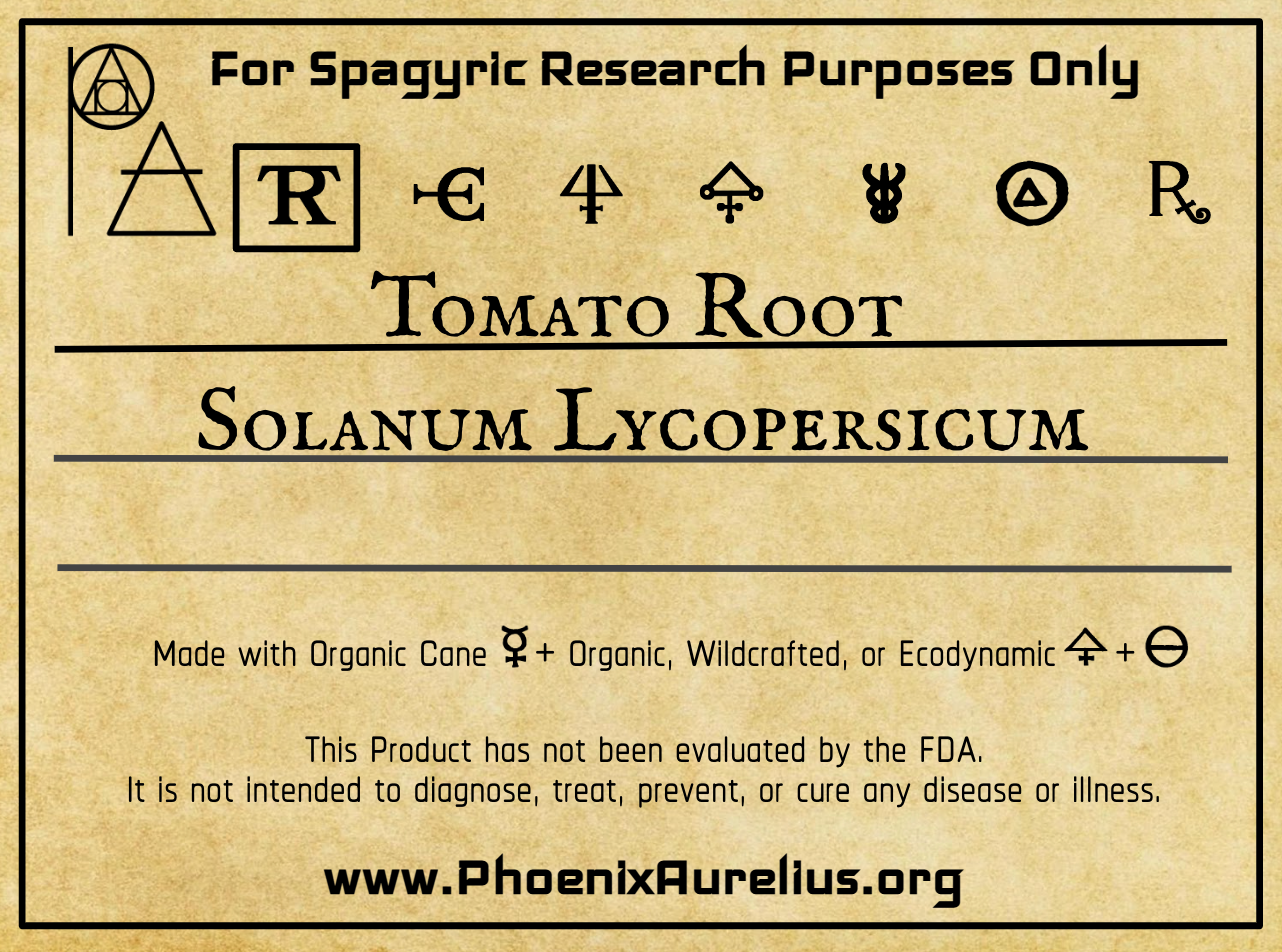 Tomato Root Spagyric Tincture
