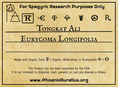 Tongkat Ali Spagyric Tincture