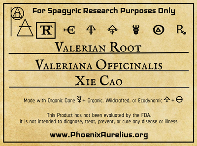 Valerian Root Spagyric Tincture