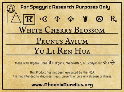 White Cherry Blossom Spagyric Tincture