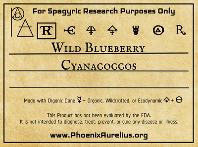 Wild Blueberry Spagyric Tincture