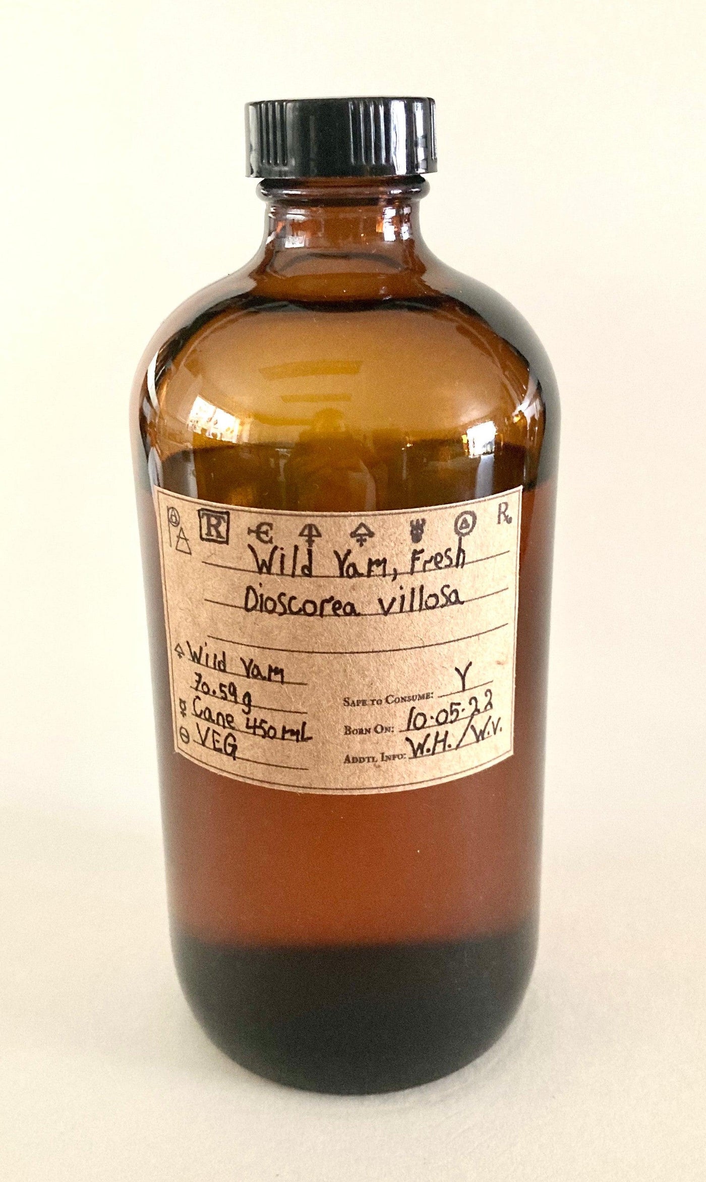 Wild Yam, Fresh, Spagyric Tincture