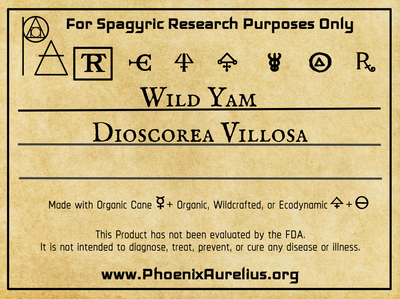 Wild Yam Spagyric Tincture