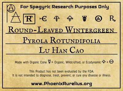 Round-Leaved  Wintergreen Spagyric Tincture (Clearance)
